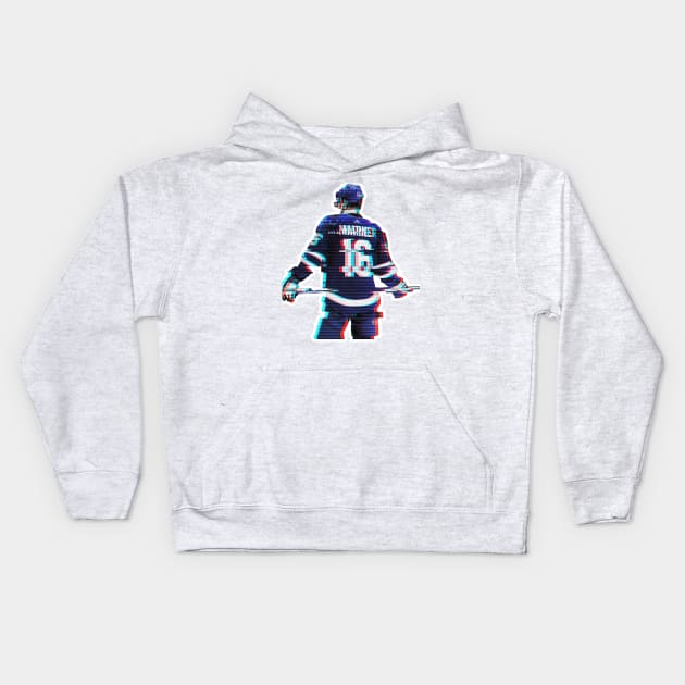 Mitch Marner Glitchy Kids Hoodie by MB Sports Apparel